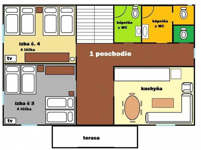 Privat Tatry Strba Apartment Exterior photo